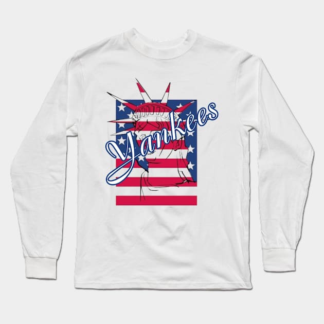 Yankees Long Sleeve T-Shirt by Light Up Glow 